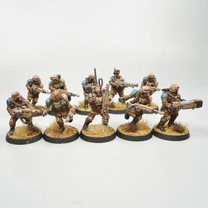 Astra Militarum Cadian Shock Troops Painted - Warhammer 40k Army Imperial Guard - Picture 1 of 5