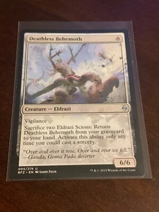 Magic the Gathering Battle for Zendikar Deathless Behemoth - Picture 1 of 2