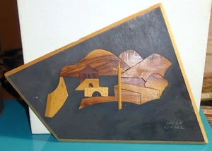Holz 3-D Bild von Safed, Israel - Bild 1 von 3