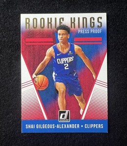2018-19 Panini Donruss Kings Press Proof Shai Gilgeous-Alexander #21 Rookie RC