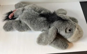 Walt Disney World Eeyore 16" Peluche Sacchetto Fagiolo Coda Staccabile Floppy Peluche - Foto 1 di 12