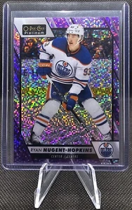 2023-24 OPC O-Pee-Chee Platinum Ryan Nugent-Hopkins Violet Pixels #66/299 Oilers - Picture 1 of 2