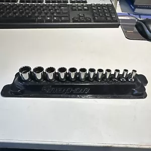 SNAP-ON TOOLS 1/4" Drive Semi-Deep Socket SET 5-15mm 12point - Picture 1 of 6