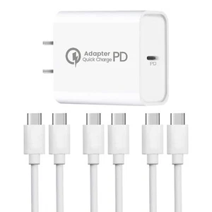 Fast Charger Wall Plug Type-C Cable Cord For Samsung Galaxy Z Fold6 Flip6 Note20 - Picture 1 of 24
