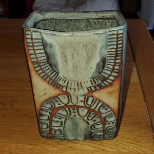 Vintage Louis Hudson Stoneware Studio Pottery Chimney Vase Cornwall (6) - Picture 1 of 10