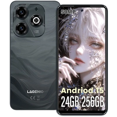 LAGENIO A11 Pro Smartphone 6.7 Zoll 24GB+256GB 5150mAh Android 15 GPS Hand - Bild 1 von 4