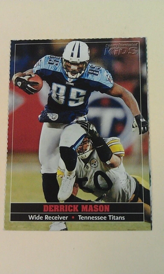Derrick Mason Tenn Titans #421 NFL Sports Illustrated for Kids SI For Kids - Image 1 of 1