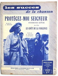 Partition ancienne sheet music DALIDA : Protégez-Moi Seigneur * 60's Hossein - Picture 1 of 1