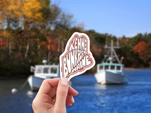 Kennebunkport Reise Gepäck Aufkleber, Kennebunkport Maine Souvenir Decal Geschenk - Bild 1 von 4