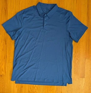 Lululemon Shirt Herren XL blau Druckknopfleiste Performance Polo Stretch leicht - Bild 1 von 8