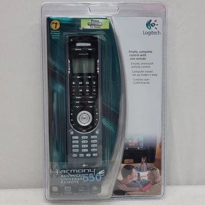 Logitech Harmony 550 Advanced Universal Remote, Control 15 Devices - BRAND NEW - Image 1 of 4