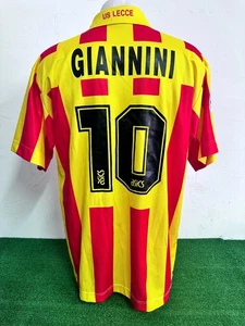 MAGLIA LECCE GIANNINI MATCH WORN INDOSSATA SHIRT JERSEY CAMISETA COA 1998/1999 - Picture 1 of 5