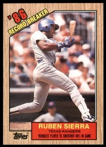 1987 Topps Baseball #6 Ruben Sierra - Picture 1 of 2