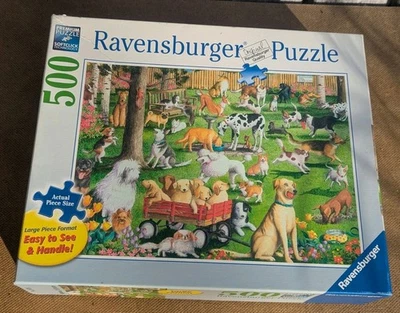 Ravensburger "At The Dog Park" 500 Piece Jigsaw Puzzle  - Image 1 of 4