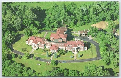 West Virginia Masonic Home Parkersburg Aerial View Vintage Postcard - Image 1 of 2