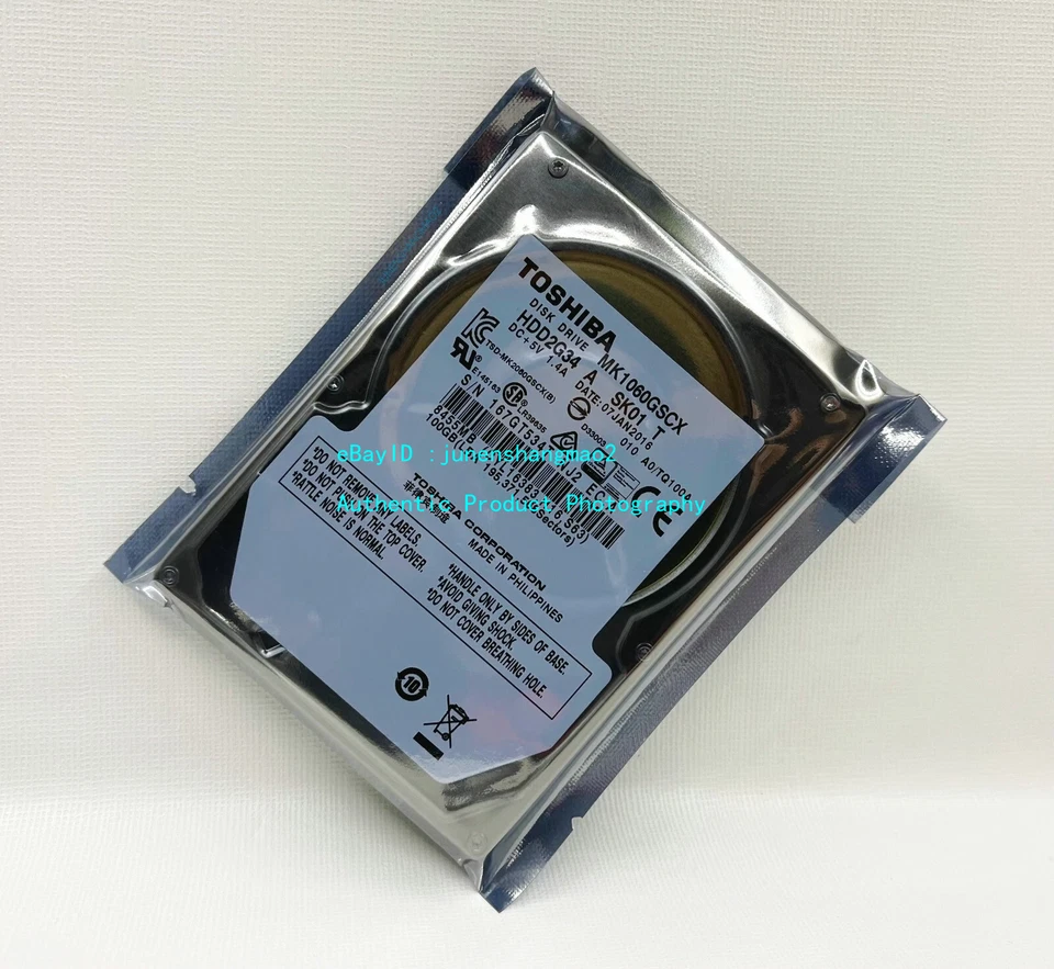 Toshiba MK1060GSCX 100G SATA wide temperature/shockproof car dedicated HDD - Image 1 of 4