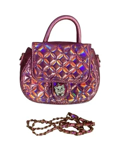 Disney Classics Marie The Aristocats Kids Quilted Pink Shoulder Bag Fast Forward - Picture 1 of 11