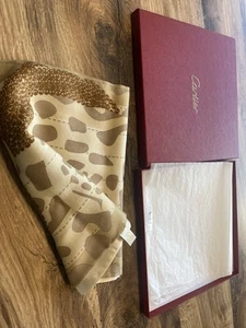 Foulard soie CARTIER vintage mode luxe Ref 79 - Picture 1 of 12
