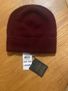 Charter Club 100% Kaschmir Bündchen Beanie Crantini ONE SIZE - Bild 1 von 7