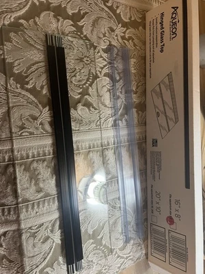 Tampo de vidro articulado Aqueon 100129016 Versa-Top 16" x 8" - Imagem 1 de 4