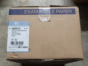 TIDI Everyday Exam Table Paper, White, 18" x 225' (Pack of 12) - 980912 - Picture 1 of 3