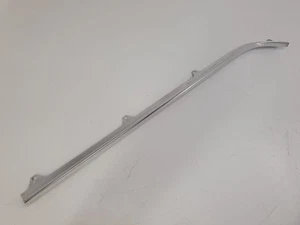 Used OEM EURO BMW E24 Rear Left Window Guide Chrome Waist Rail Trim Strip #180N - Picture 1 of 11