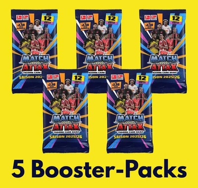 Topps Bundesliga Match Attax 25/26 OVP – 5x Pack = 60 Karten - 2025 2026