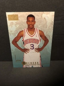 Tarjeta de novato Allen Iverson 1996/97 Skybox Premium Philadelphia 76ers - Imagen 1 de 3