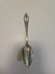Vintage Sterling Silver Souvenir Spoon Manitou Cave Of The Winds Cathedral Spire - Picture 1 of 9
