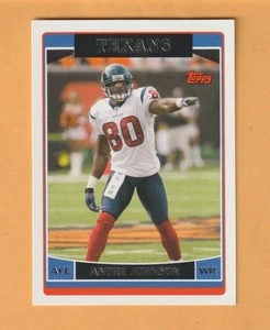 Andre Johnson Houston Texans 2006 Topps #162 Miami Hurricanes HOF - Picture 1 of 2