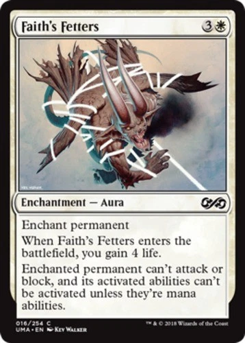 x1 Faith's Fetters - Ultimate Masters - NM - MTG - Image 1 of 1