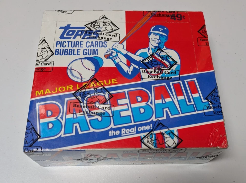 BBCE Wrapped Sealed 1981 Topps Baseball 24 Cello Pack Box Valenzuela Raines - Image 1 of 2
