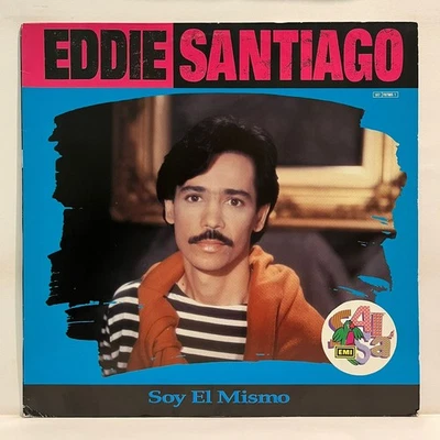 EDDIE SANTIAGO - SOY EL MISMO - 1991 MEXICAN LP ALBUM + INSERT, SALSA - Image 1 of 4