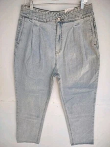 SO Womens Sz 17 Jeans Super High Rise Wide Leg Stretch Light Wash 33x28 NWT - Picture 1 of 10