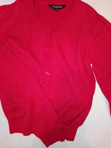 George Long Sleeve Red Kids Tops Girls Size Large (10-12 ) Casual Attire - Picture 1 of 5