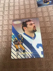 2000 Topps Gold Label football Class 1 Kurt Warner #31 St.Louis Rams - Picture 1 of 3