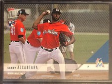 2018 Topps Now #OD-250 Sandy Alcantara Miami Marlins RC