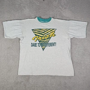 Vintage Dare To Be Different T Shirt Single Stitch Mens XL Gray 90s - Picture 1 of 7