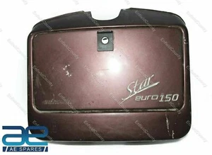 NOS. LML Star Euro Automatic 150cc Glove Box With Lid Door Steel NEW - Foto 1 di 8