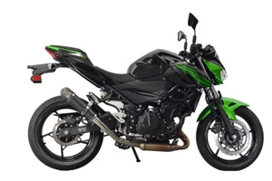 Kawasaki Z400 Exhaust SP Engineering Carbon Fibre Stubby SC-1 2019-2021 - Picture 1 of 7