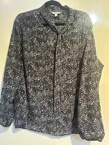 Anna Scholz Silk Shirt UK20 With Neck Tie Perfect Condition - Picture 1 of 6