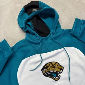 Vintage Jacksonville Jaguars Hoodie Men's L Reebok Team Apparel Y2K Football NFL - Picture 1 of 14