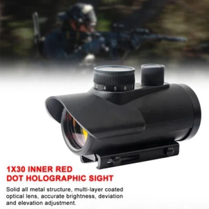 Red Dot Reflex Optic Sight Scope Airsoft Picatinny 20mm Rail rifle Pistol Mount - Picture 1 of 8