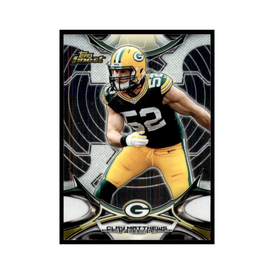 2015 Topps Finest Clay Matthews Football Cards #87 - Image 1 of 3