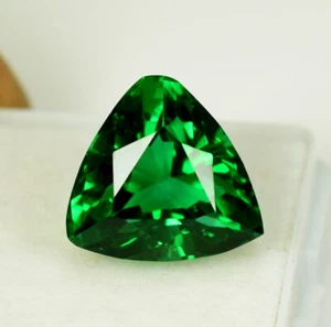 10.10 Ct Natural Colombian Green Emerald Loose Cut Gemstone GIE Certified - Picture 1 of 8