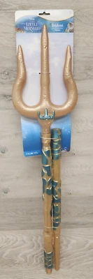 Disney The Little Mermaid King Triton Trident 56.5" Costume 2022 Brand New - Image 1 of 4