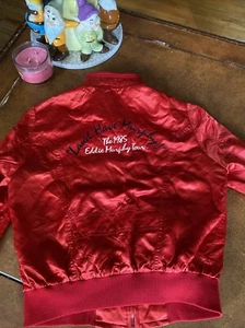 Chaqueta roja Eddie Murphy 1985 Tour súper rara Lawd Have Murphy talla mediana - Imagen 1 de 8