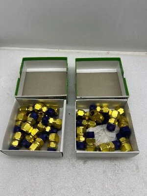 Lot of 24 8CM6BR Hoke Male Connector 1/2" Compression x 3/8" Male NPT - Image 1 of 4