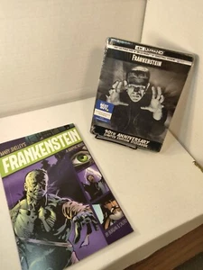 Frankenstein 1931 4K STEELBOOK (4K+Blu-ray-No Digital) + Graphic Novel-Box S&H - Picture 1 of 11