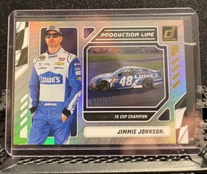 Jimmie Johnson 2024 Donruss Production Line Holo # 11/199 Card # - 13 - Bild 1 von 2